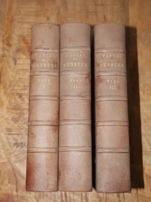 Pensées de Blaise Pascal 1904 (3vol/3) Brunschvicg - Photo 1/4