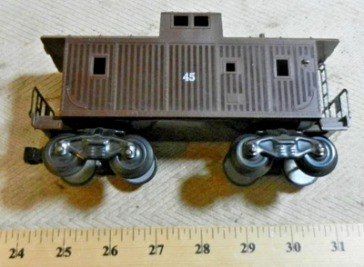 Marx 45 William Crooks Freight Set Caboose 8 Wheel Type G Trucks TAP (C) - Image 1 of 4