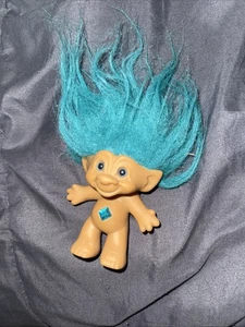 DE COLECCIÓN AS NOVEDAD PELO TURQUESA Y GEMA DE VIENTRE PIEDRA DE DESEOS A JUEGO (38) - Imagen 1 de 3