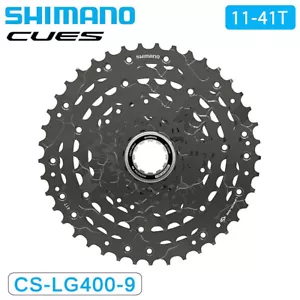 Shimano CUES CS-LG400-9 Cassette - 9-Speed, 11-41t, LINKGLIDE, Black - Picture 1 of 1