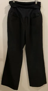 Gap Maternity Women's Modern Boot Cut Pants Trousers Size 8A Stretch True Black - Picture 1 of 8
