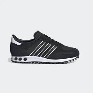 Adidas Men's LA Trainer Black/White Shoes Trainers IF7904 - Picture 1 of 5