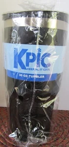 KPIC 30 OZ. HOT COLD STAINLESS STEEL TUMBLER THERMOS CUP HOLDER - FREE SHIPPING - Picture 1 of 8