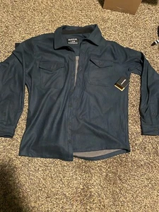 NEW Dakine Shirt Mens Size Large Navy Shirt Jacket Midweight Casual Workwear - Picture 1 of 10
