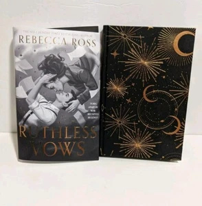 FairyLoot Ruthless Vows By Rebecca Ross Digital Signature Stenciled Edges - Picture 1 of 5
