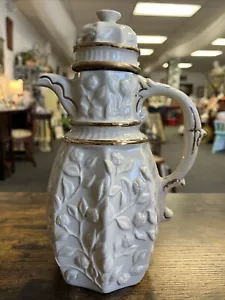 1983 JIM BEAM REGAL CHINA CREAM IVORY FLORAL PITCHER KENTUCKY BOURBON DECANTER - Picture 1 of 7