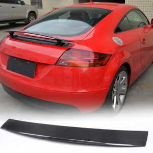 Ala alerón trasero de carbono real para Audi MK2 TT 8J TTS Sline RS 2008-2014 - Imagen 1 de 16