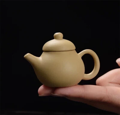 Mini tetera Yixing Zisha arcilla té mascota decoración del hogar en bandeja de té olla juegos de té Foto 1 de 4
