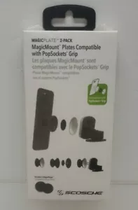 SCOSCHE MagicPlate Metal Plates for Any MagicMount/MagicMount Pro Mount - Black - Picture 1 of 1