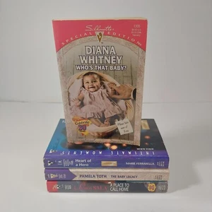 Lot of 4 Silhouette Family Romance Novels Great Value Free Shipping! - Imagen 1 de 18