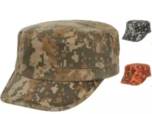 Digital Camouflage Camo Army Military Cadet Patrol Cotton Baseball Hats Caps - Picture 1 of 7