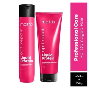 Matrix Opti.Repair 2-Step Pro Liquid Protein System Shampoo + Conditioner - Picture 1 of 8
