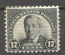 1931 US Postage Stamp - Sc#697 - 17c Wilson, black- MNH