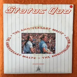 Status Quo- Anniversary Waltz- Vertigo Records 7” 1990 - Picture 1 of 4
