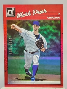 2023 Donruss Baseball Retro Base Holo Red #270 Mark Prior /2023 - Chicago Cubs - Picture 1 of 2
