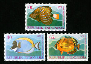 Indonesia Stamps # 834-6 VF OG NH Fish Topical