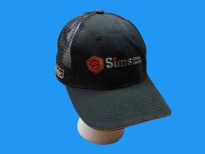 Sims Crane & Equipment Black Mesh Snapback Truckers Cap/Hat - Picture 1 of 5