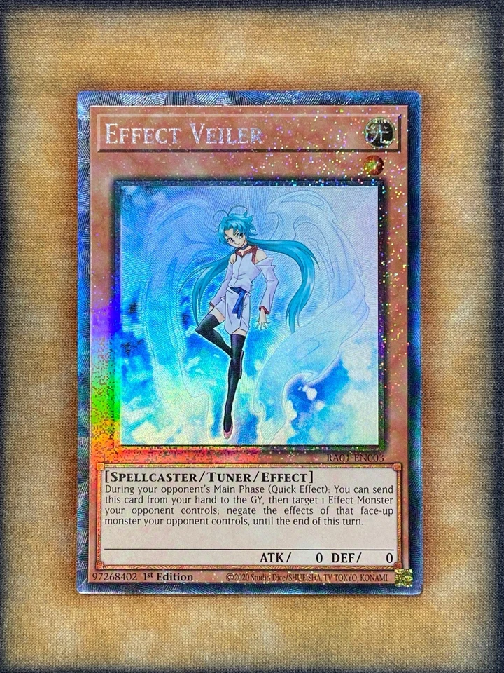 Yugioh Effect Veiler RA01-EN003 Prismatic Collector Rare 1st Ed NM - Image 1 of 1