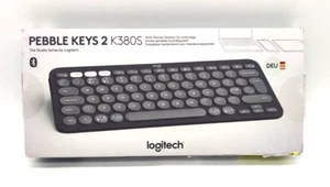 Logitech Pebble Keys 2 K380s Bluetooth Tastatur - Grafit, Deutsch - Bild 1 von 5