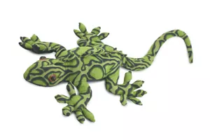 Lizard Plush Stuffed Iguana Green Thailand Sand Toy Bean Bag 17" 2lbs TH49 BB306 - Picture 1 of 7