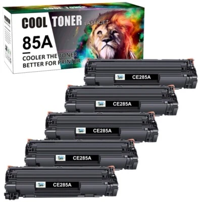 CE285A 85A Black Toner Cartridge For HP LaserJet P1102W M1212NF M1217nfw MFP - Image 1 of 4