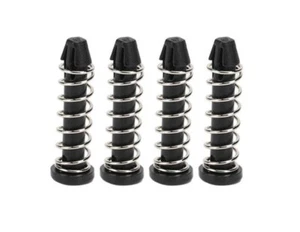 4 VITI IN PLASTICA CON MOLLA NERE ventola dissipatore scheda pc VGA piedini CASE - Foto 1 di 3