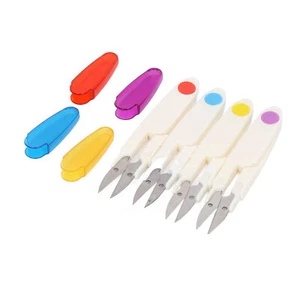 4 Pcs Thread Snips Small Compact U Shaped Fabric Scissors Embroidery Scissor Hot - Picture 1 of 12