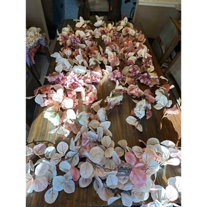 Ashland Hydrangea Peony Garland Floral Decor Artificial Flowers 6 ft strips - Picture 1 of 10
