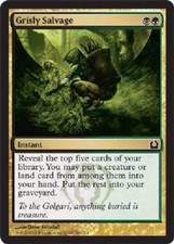 4 Grisly Salvage - M/NM - Return to Ravnica - SPARROW MAGIC mtg C 4x x4
