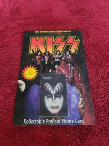 KISS KOLLECTABLE PREPAID PHONECARD KC#2 / SEALED - Picture 1 of 4