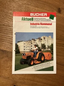 Orig. BUCHER KUBOTA Einachser Kleintraktor Prospekt Brochure FIAT Forst C2 - Bild 1 von 5