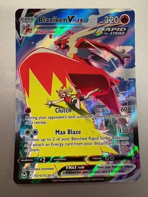 Blaziken VMAX TG15/TG30 Swsh12: Sword & Shield - Silver Tempest Trainer Gallery - Image 1 of 4