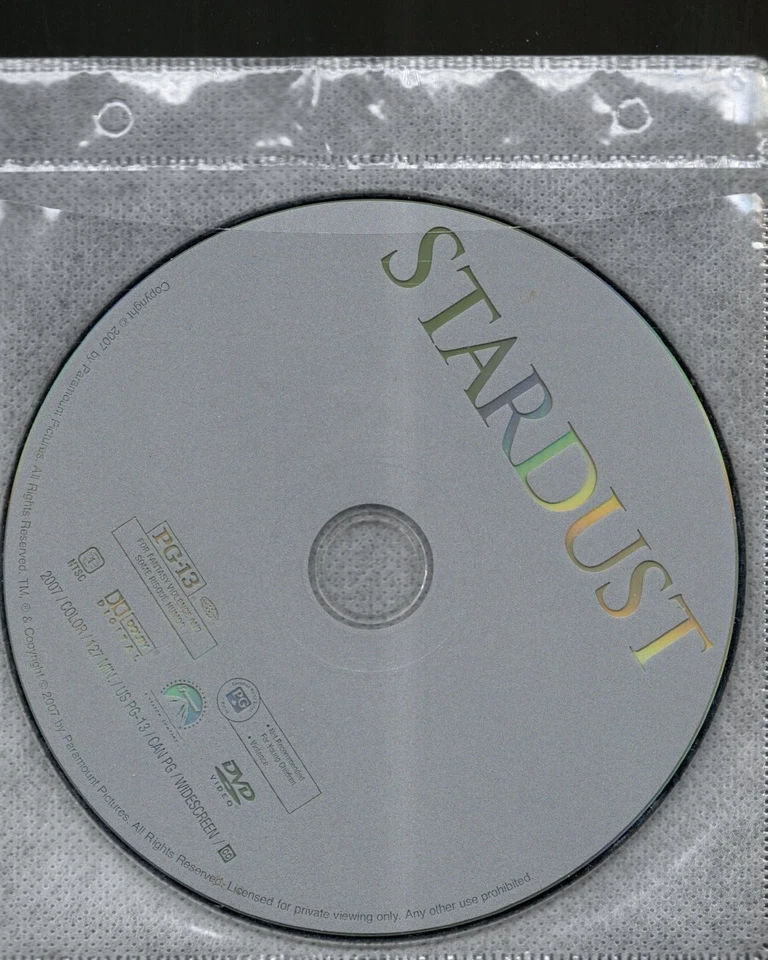 Stardust (2007) DVD *DISC ONLY* = REGION 1 - Claire Danes - Image 1 of 1