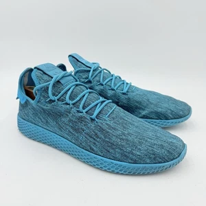 Adidas X Pharrell Williams Hu Dip-Dyed Mens 11.5 Blue Tennis Shoes Sneakers - Picture 1 of 11