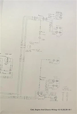 Schema Elettrico Van G Chevy GMC 1977 Beauville Sportvan Rally Vandura Chevrolet - Immagine 1 di 3