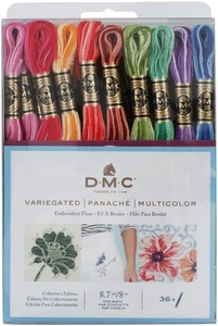 DMC 117F25-PK36  Embroidery Floss Pack 8.7yd-Variegated 36/Pkg - Picture 1 of 1