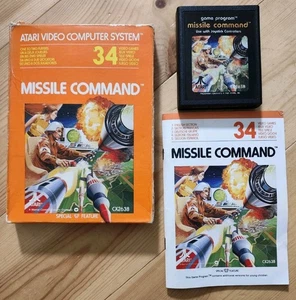 Missile Command Atari - gioco in scatola originale con istruzioni gioco - videogioco ⚡️ - Foto 1 di 6