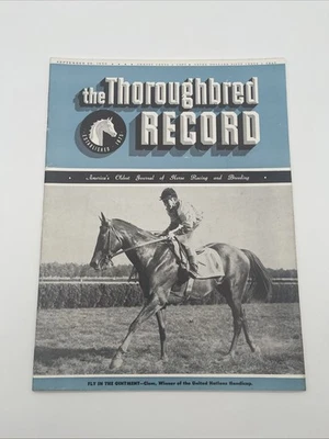 The Thoroughbred Record Magazine Horse Racing Sept 20, 1958 -Fly In The Ointment - Image 1 of 4