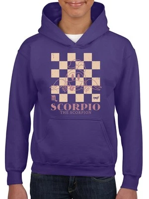 Sudadera con capucha juvenil Scorpio Zodiac - Emoji Scorpion gráfico Foto 1 de 4