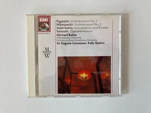 Michael Rabin, Paganini, Wieniawski, Slatkin, etc. - Violinkonzert CD UK pressin - Bild 1 von 3