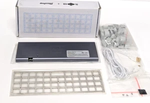 MASSDROP X OLKB-48 PLANCK MECHANICAL KEYBOARD KIT, GUNMETAL CASE, MATIAS COM.... - Picture 1 of 9
