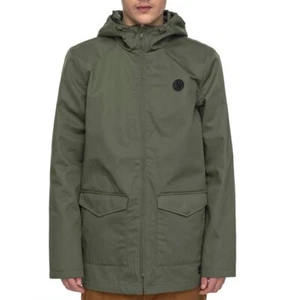 DC SHOES EXFORD HOODED M65 JACKET VINTAGE GREEN (S) - Picture 1 of 5