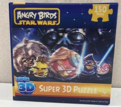 Rompecabezas Angry Birds Star Wars Super 3D 150 piezas ¡NUEVO!  Foto 1 de 3