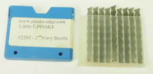 Pinske Wavy Inserts 2″ Fits The Pinske Edge Wavy Insert Bit (#2065) - Qty 9 - Picture 1 of 3
