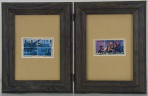 Framed Tea Party and Revolutionary Stamps - Picture 1 of 4