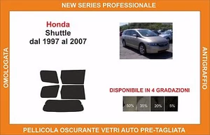pellicola oscurante vetri pre-tagliata Honda shuttle dal 1997 al 2007 post - Imagen 1 de 1
