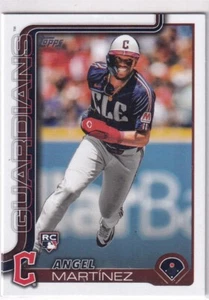 2025 Topps MLB Baseball Series 1 No. 27 Angel Martinez Rookie Guardians - Bild 1 von 2