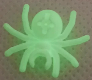NEW LEGO Glow In Dark White Spider with Round Abdomen and Clip Halloween 30238 - Picture 1 of 1