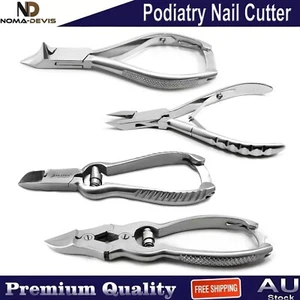 Chiropody Ingrown Toe Nail Cutter Heavy Duty Thick Nail Trimmer Podiatry Clipper - Foto 1 di 5