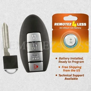 Replacement for Nissan Infiniti Keyless Entry Remote Car Key Fob 4btn - Picture 1 of 6